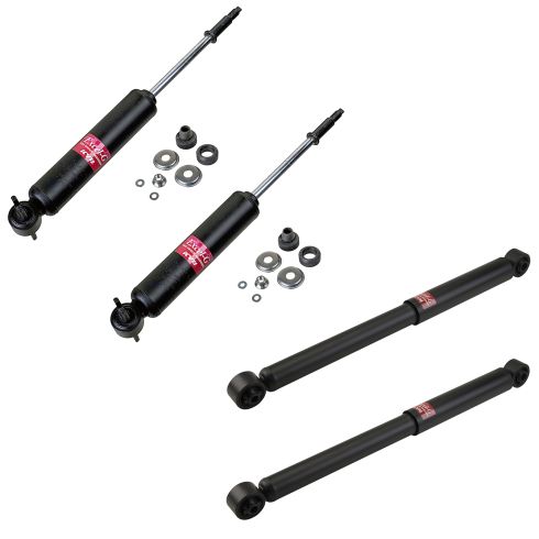 2002-08 Dodge Ram 1500 Truck Rear Wheel Drive Front & Rear 4 Piece Shock Absorber Set KYB Excel-G KYSSP00215