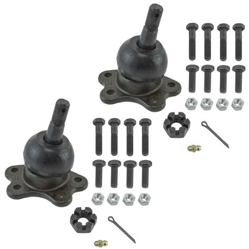 Chevrolet GMC Cadillac Front Driver & Passenger Side 2 Piece Ball Joint Set MOOG MGSFK00043