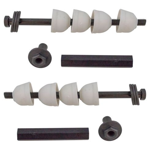 Front Driver & Passenger Side 2 Piece Sway Bar Link Set MOOG MGSFK00063