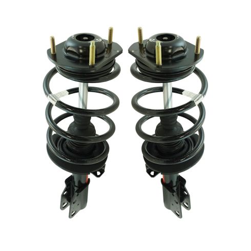 Chevrolet GMC Buick Saturn Front Driver & Passenger Side 2 Piece Strut & Spring Assembly Set Monroe Quick-Strut MNSSP01077