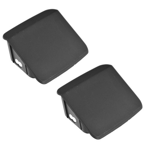 1997-06 Jeep Wrangler Front Driver & Passenger Side Bumper End Cover 2 Piece Set Mopar MPBMK00019