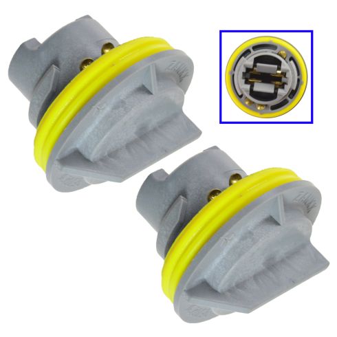1998-03 Dodge Durango Driver & Passenger Side Tail Light Bulb Socket 2 Piece Set Mopar MPLTP00013