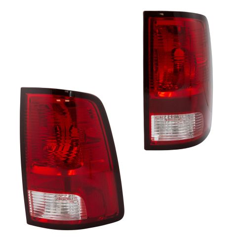 Dodge Ram Passenger Side 2 Piece Tail Light Set with Sockets Mopar MPLTP00019