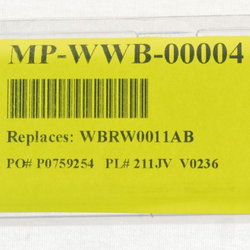 Jeep Dodge Rear Wiper Blade Mopar WBRW0011AB