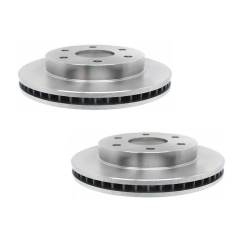 Chevrolet GMC Cadillac Front Driver & Passenger Side 2 Piece Brake Rotor Set Raybestos RABFS00057