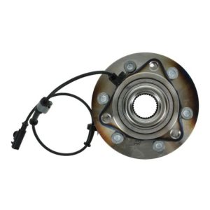 Chevrolet GMC Cadillac Front Driver & Passenger Side 2 Piece Wheel Bearing & Hub Assembly Set Timken TKSHS00238