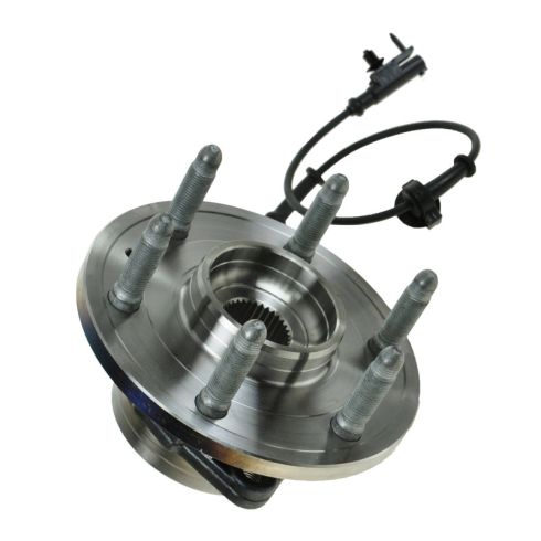 Chevrolet GMC Cadillac Front Driver & Passenger Side 2 Piece Wheel Bearing & Hub Assembly Set Timken TKSHS00238