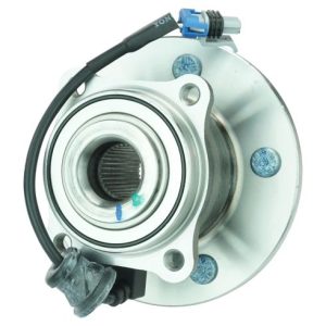 Chevrolet Pontiac Saturn Rear Driver & Passenger Side 2 Piece Wheel Bearing & Hub Assembly Set Timken TKSHS00456