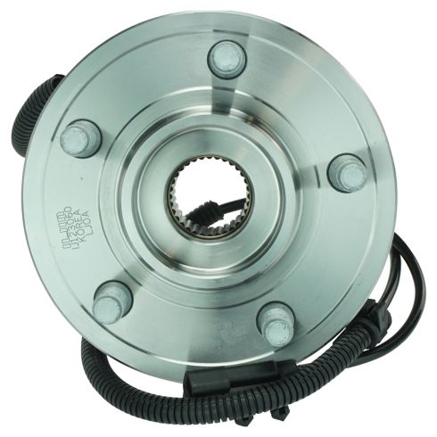 Jeep Liberty Dodge Nitro Front Driver & Passenger Side 2 Piece Wheel Bearing & Hub Assembly Set Timken TKSHS00658