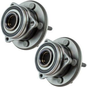 2011-18 Jeep Grand Cherokee Dodge Durango Front Driver & Passenger Side 2 Piece Wheel Bearing & Hub Assembly Set Timken TKSHS00808