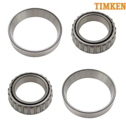 Ford Jeep Dodge Kia Lexus Mazda 2 Piece Wheel Bearing Set Timken TKSHS00833