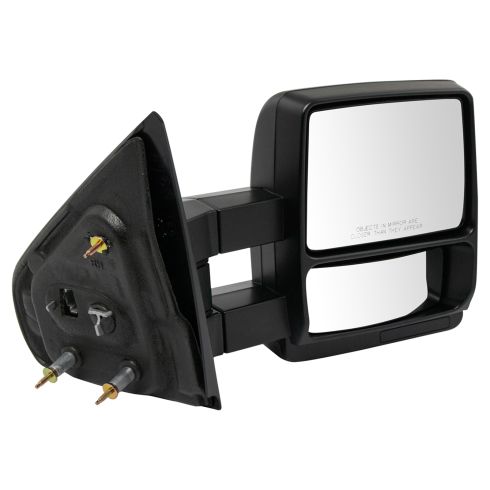 2004-14 Ford F150 Truck Passenger Side Manual Textured Black Towing Mirror Manual, without Spotter Mirror Trail Ridge TR00635