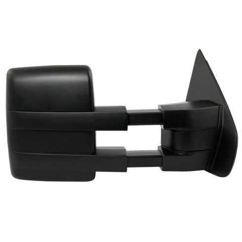 2004-14 Ford F150 Truck Passenger Side Manual Textured Black Towing Mirror Manual, without Spotter Mirror Trail Ridge TR00635