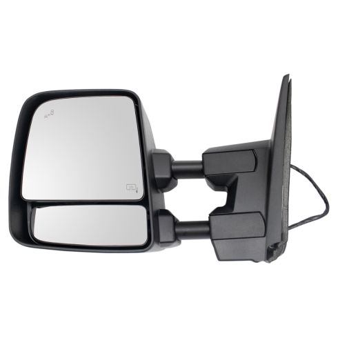 2017-19 Nissan Titan Driver Side Power Heated Manual Spotter Glass Towing Mirror with Memory Trail Ridge TR00777
