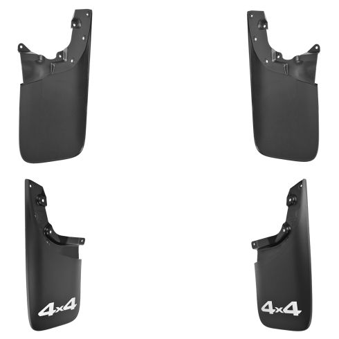 2005-15 Toyota Tacoma 4 Wheel Drive Splash Guard 4 Piece Set Toyota OEM TYBMK00011