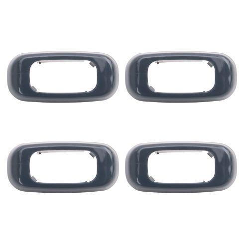 Toyota 4Runner Pickup Driver & Passenger Side Door Lock Knob Bezel 2 Piece Set Toyota OEM TYDRK00001