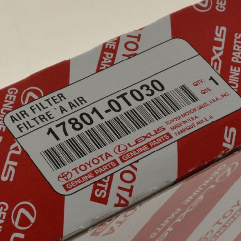 Toyota Scion Air Filter Toyota OEM 17801-0T030