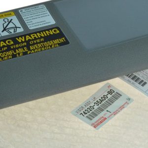2003-04 Toyota 4Runner Driver Side Sun Visor Toyota OEM 74320-35A00-B0