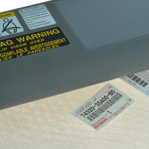 2003-04 Toyota 4Runner Driver Side Sun Visor Toyota OEM 74320-35A00-B0