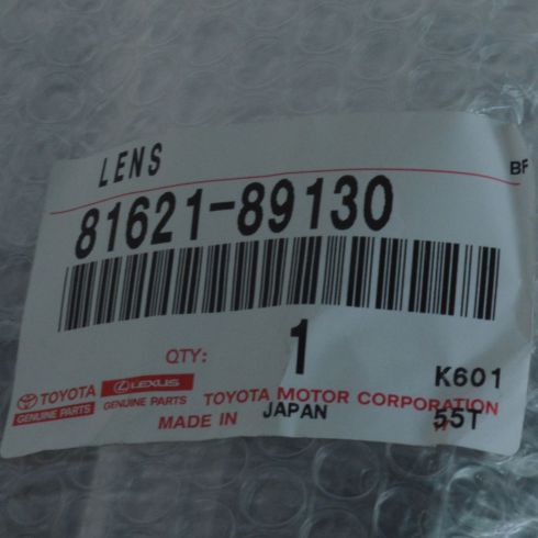 1982-83 Toyota Pickup with Koito Style Light Front Driver Side Parking Light Lens Toyota OEM 81621-89130