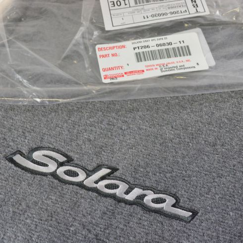 Toyota Solara Front & Rear 4 Piece Floor Mat Set Toyota OEM PT206-06030-11