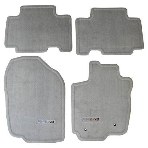 2006-12 Toyota Rav4 without 3rd Row Seating 4 Piece Floor Mat Set Toyota OEM PT208-42051-31