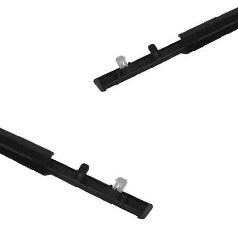 2007-14 Toyota FJ Cruiser Front Door Mounted Outer 2 Piece Window Sweep Set Toyota OEM TYWSK00002