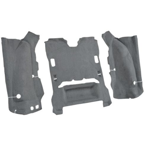 2007-10 Jeep Wrangler 2 Door Cargo Area Carpet Auto Custom Carpets 23438-160-1085000000