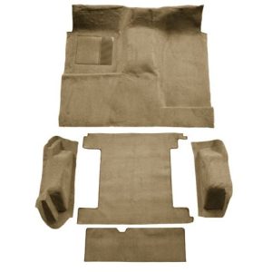 1974-76 Ford Bronco with Dual Fuel Tanks Complete Carpet Auto Custom Carpets 19318-160-1068000000