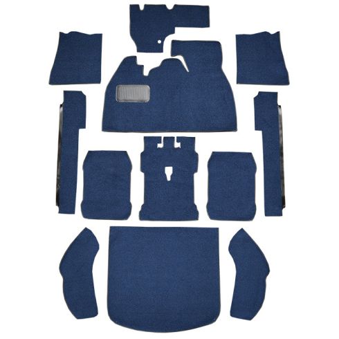 1971-73 VW Super Beetle with Slant Front Floor Complete Carpet Auto Custom Carpets 11031-230-1219000000