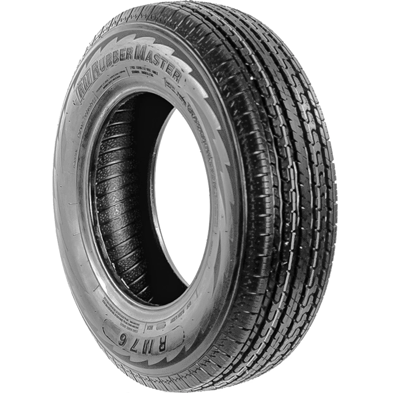 RubberMaster RM76 ST 225/75R15 D 8 Ply 5 on 4.5 Eight Spoke Wheel Assembly