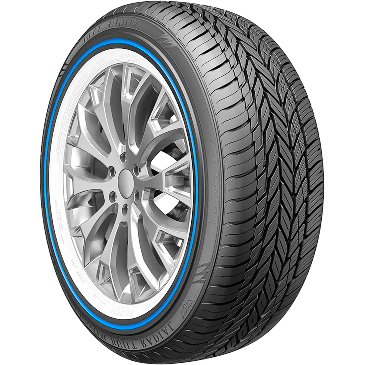 Vogue Tyre Custom Built Radial VIII Blue Stripe 245/45R19 102V XL
