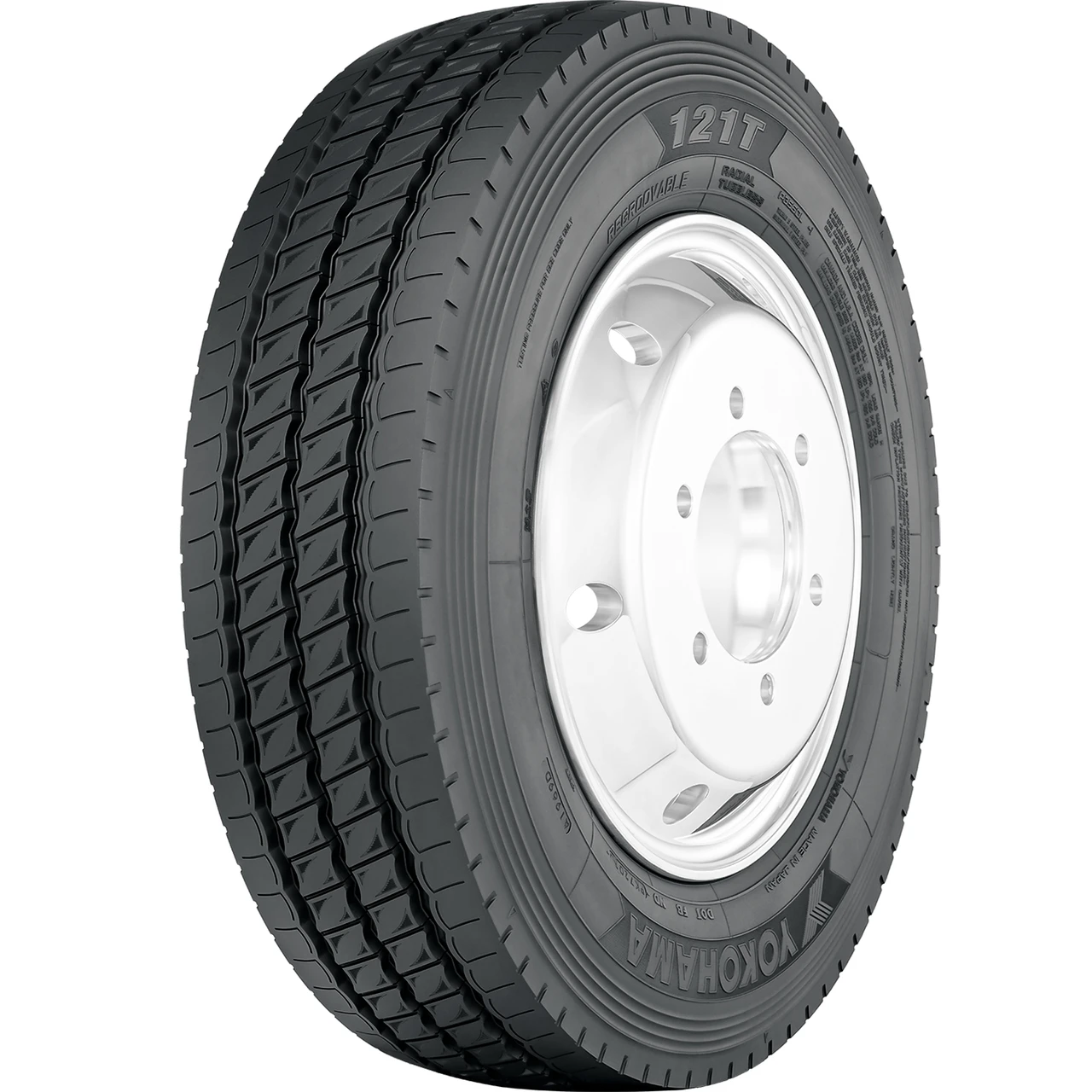 Yokohama 121T 245/70R17.5 142/140K J (18 Ply)