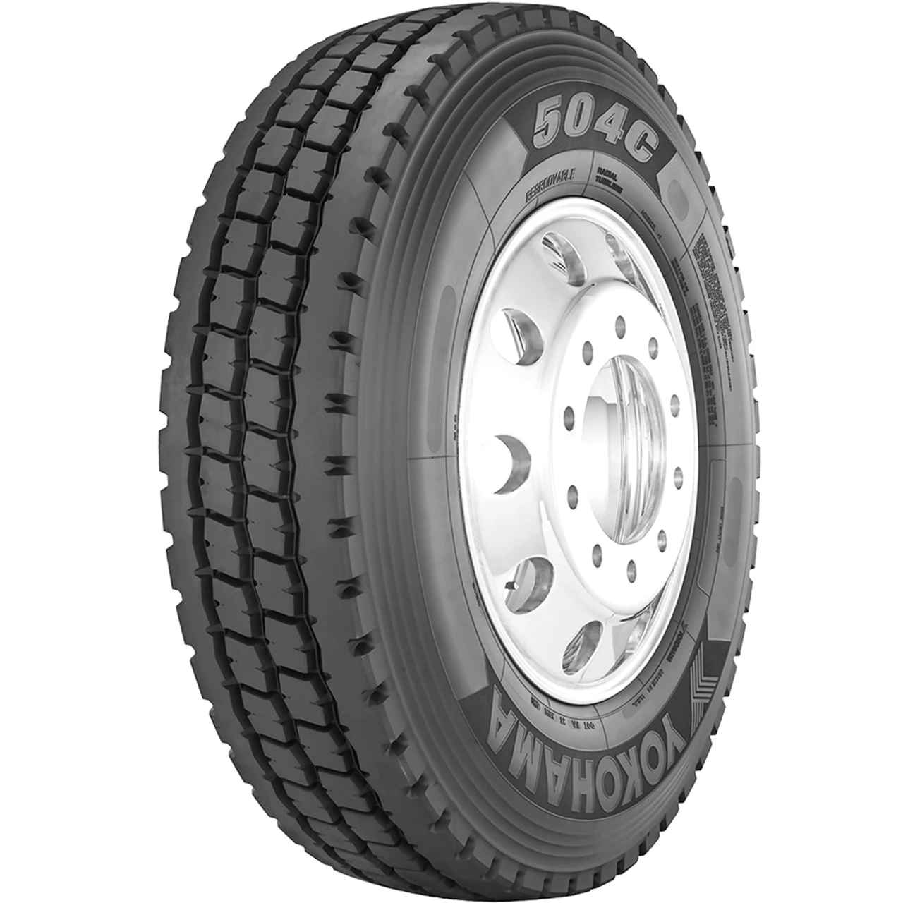 Yokohama 504C 275/70R22.5 148/145K J (18 Ply)