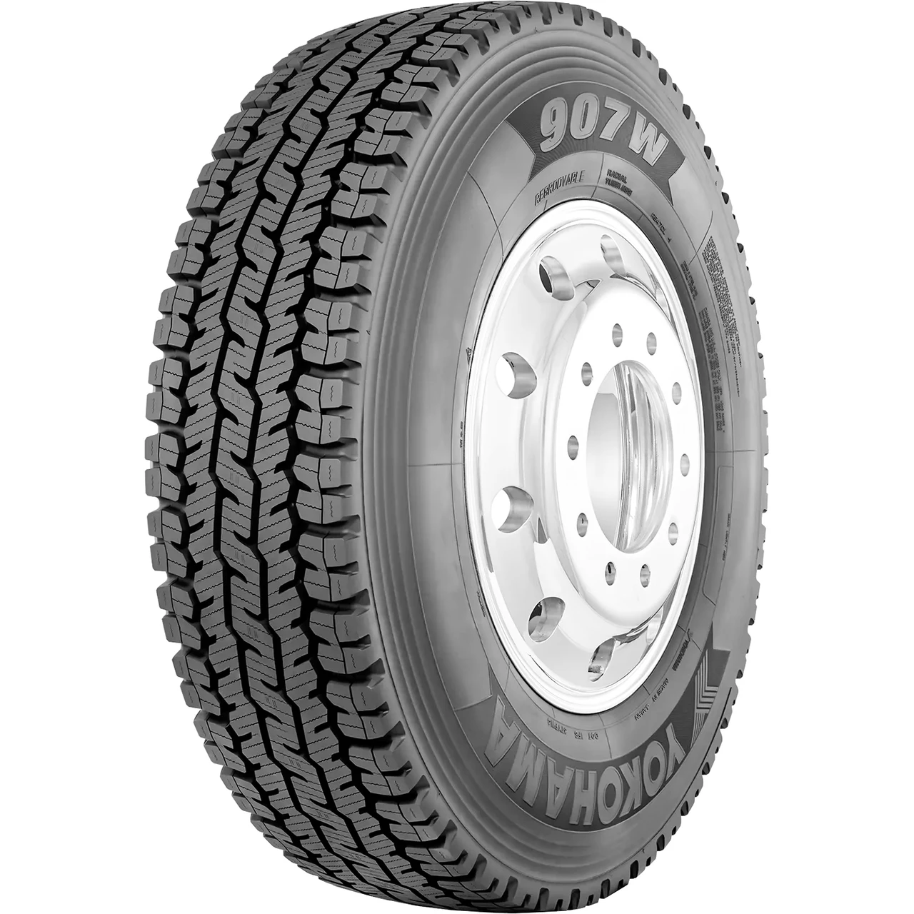 Yokohama 907W 11R22.5 145/142L H (16 Ply)